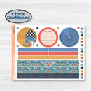 Back to School Kit | 7x9 Plum Monthly & Dashboard Planner Kit Stickers | First Day Back | KIT-398-T