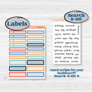 Back to School Kit | 8.5x11 Plum Monthly & Dashboard Planner Kit Stickers | First Day Back | KIT-398-U