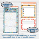 Back to School Kit | 7x9 Erin Condren Life Planner Monthly & Dashboard Sticker Kit | 2024-2025 Planners | First Day Back | KIT-398-W