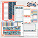 Back to School Kit | 7x9 Erin Condren Life Planner Monthly & Dashboard Sticker Kit | 2024-2025 Planners | First Day Back | KIT-398-W
