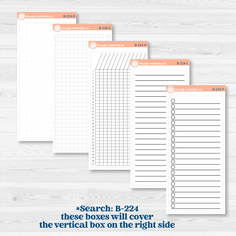Back to School Kit | 7x9 Erin Condren Life Planner Monthly Dashboard Sticker Kit | 2025-2026 Planners | First Day Back | KIT-398-WA