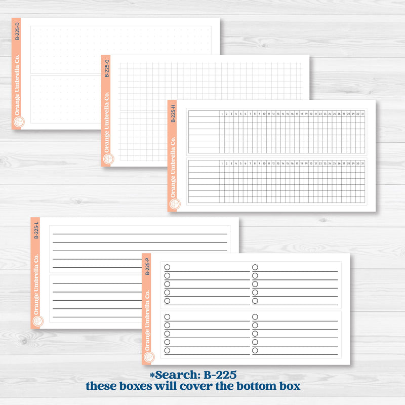 Back to School Kit | 7x9 Erin Condren Life Planner Monthly Dashboard Sticker Kit | 2025-2026 Planners | First Day Back | KIT-398-WA