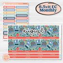 Back to School Kit | 8.5 x 11 Erin Condren Monthly Planner Kit Stickers | First Day Back | KIT-398-X