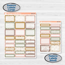 Summer or Fall Floral Kit | Weekly Add-On Labels Planner Kit Stickers | Eloise | KIT-399-C