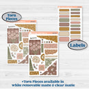 Summer or Fall Floral Kit | Journaling Kit Planner Stickers | Eloise | KIT-399-D