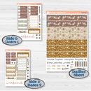 Summer or Fall Floral Kit | Hobonichi Cousin Weekly & Daily Planner Kit Stickers | Eloise | KIT-399-E