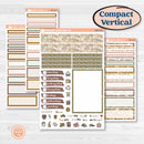 Summer or Fall Floral Kit | A5 Compact Vertical Planner Kit Stickers for Erin Condren | Eloise | KIT-399-G