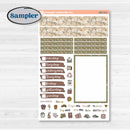 Summer or Fall Floral Kit | A5 Compact Vertical Planner Kit Stickers for Erin Condren | Eloise | KIT-399-G