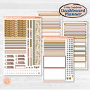 Summer or Fall Floral Kit | Erin Condren Weekly Dashboard Planner Kit Stickers | Eloise | KIT-399-HA