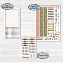 Summer or Fall Floral Kit | 7x9 Erin Condren Daily Duo Planner Kit Stickers | Eloise | KIT-399-M