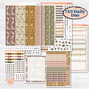 Summer or Fall Floral Kit | 7x9 Erin Condren Daily Duo Planner Kit Stickers | Eloise | KIT-399-M