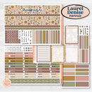Summer or Fall Floral Kit | Laurel Denise Portrait Planner Kit Stickers | Eloise | KIT-399-R