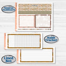 Summer or Fall Floral Kit | 7x9 Plum Monthly & Dashboard Planner Kit Stickers | Eloise | KIT-399-T