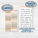 Summer or Fall Floral Kit | A5 Erin Condren Monthly & Dashboard Sticker Kit | 2024-2025 Planners | Eloise | KIT-399-V