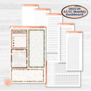Summer or Fall Floral Kit | A5 Erin Condren Monthly Dashboard Sticker Kit | 2025-2026 Planners | Eloise | KIT-399-VA