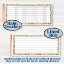 Summer or Fall Floral Kit | 7x9 Erin Condren Life Planner Monthly & Dashboard Sticker Kit | 2024-2025 Planners | Eloise | KIT-399-W