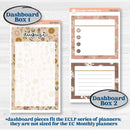 Summer or Fall Floral Kit | 7x9 Erin Condren Life Planner Monthly & Dashboard Sticker Kit | 2024-2025 Planners | Eloise | KIT-399-W
