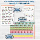 Flamingos Kit | Hobonichi Cousin Weekly & Daily Planner Kit Stickers | Flamboyance | KIT-400-E