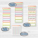 Flamingos Kit | A5 Compact Vertical Planner Kit Stickers for Erin Condren | Flamboyance | KIT-400-G