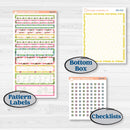 Flamingos Kit | 7x9 Compact Vertical Planner Kit Stickers | Flamboyance | KIT-400-H