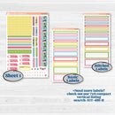 Flamingos Kit | Erin Condren Weekly Dashboard Planner Kit Stickers | Flamboyance | KIT-400-HA