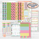 Flamingos Kit | 7x9 Erin Condren Daily Duo Planner Kit Stickers | Flamboyance | KIT-400-M