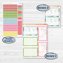 Flamingos Kit | 7x9 Plum Daily Planner Kit Stickers | Flamboyance | KIT-400-P