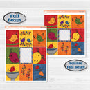 Summer or Autumn Bird Kit | Weekly Sticker Kit for Vertical Planners like Erin Condren | Whimsical Birds | KIT-401-A