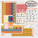 Summer or Autumn Bird Kit | Weekly Add-On Planner Kit Stickers | Whimsical Birds | KIT-401-B