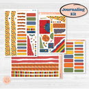 Summer or Autumn Bird Kit | Journaling Kit Planner Stickers | Whimsical Birds | KIT-401-D