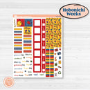 Summer or Autumn Bird Kit | Hobonichi Weeks Weekly Planner Kit Stickers | Whimsical Birds | KIT-401-F