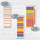 Summer or Autumn Bird Kit | A5 Daily Duo Planner Kit Stickers | Whimsical Birds | KIT-401-L