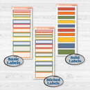 Summer or Autumn Bird Kit | A5 Plum Daily Planner Kit Stickers | Whimsical Birds | KIT-401-N