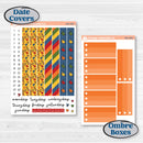 Summer or Autumn Bird Kit | A5 Plum Daily Planner Kit Stickers | Whimsical Birds | KIT-401-N