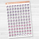 Calendar Date Dots | F17 Font Monthly Planner Stickers | B-231