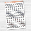 Calendar Date Dots | F17 Font Monthly Planner Stickers | B-231