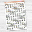 Calendar Date Dots | F17 Font Monthly Planner Stickers | B-231