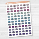 School Building Icon Stickers | Back to School Planner Stickers | I-075