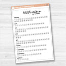 Bible Reading Tracker Dashboard | A5 Full Sheet Sticker | C-445 to C-451