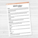 Bible Reading Tracker Dashboard | 7x9 Full Sheet Sticker | C-452 to C-457