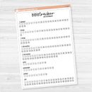 Bible Reading Tracker Dashboard | 7x9 Full Sheet Sticker | C-452 to C-457
