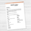 Bible Reading Tracker Dashboard | 7x9 Full Sheet Sticker | C-452 to C-457