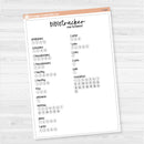 Bible Reading Tracker Dashboard | 7x9 Full Sheet Sticker | C-452 to C-457
