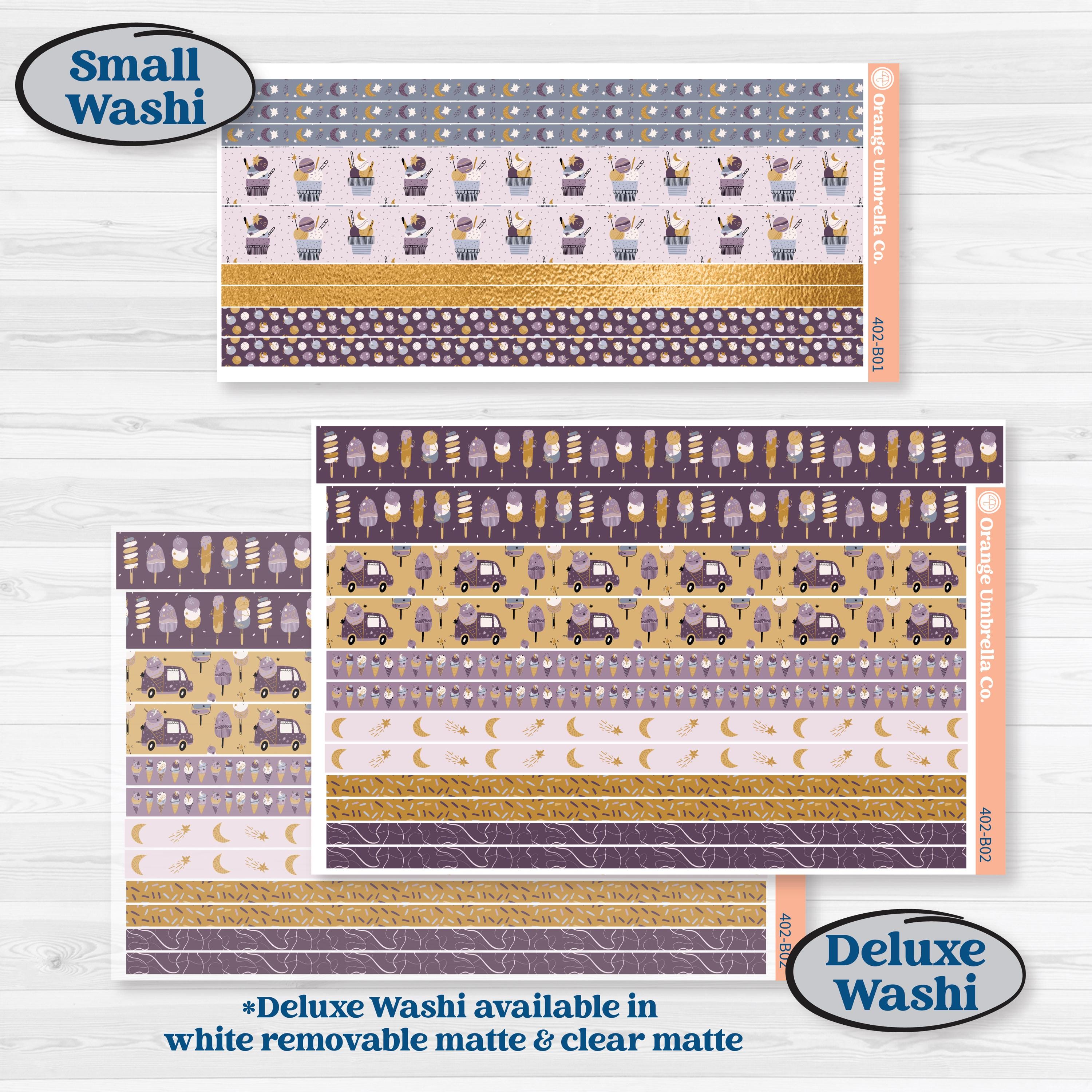 Ice Cream Celestial Kit | Weekly Add-On Planner Kit Stickers | Scoops of Jupiter | KIT-402-B