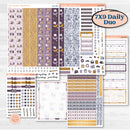 Ice Cream Celestial Kit | 7x9 Erin Condren Daily Duo Planner Kit Stickers | Scoops of Jupiter | KIT-402-M