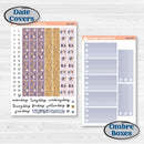 Ice Cream Celestial Kit | A5 Plum Daily Planner Kit Stickers | Scoops of Jupiter | KIT-402-N