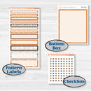 Fall Leaves Autumn Kit | 7x9 Compact Vertical Planner Kit Stickers | All Fall Down | KIT-403-H