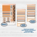 Fall Leaves Autumn Kit | Erin Condren Weekly Dashboard Planner Kit Stickers | All Fall Down | KIT-403-HA