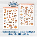 Fall Leaves Autumn Kit | Freestyle Kit Any Planner Kit Stickers | All Fall Down | KIT-403-K