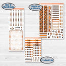Fall Leaves Autumn Kit | A5 Daily Duo Planner Kit Stickers | All Fall Down | KIT-403-L